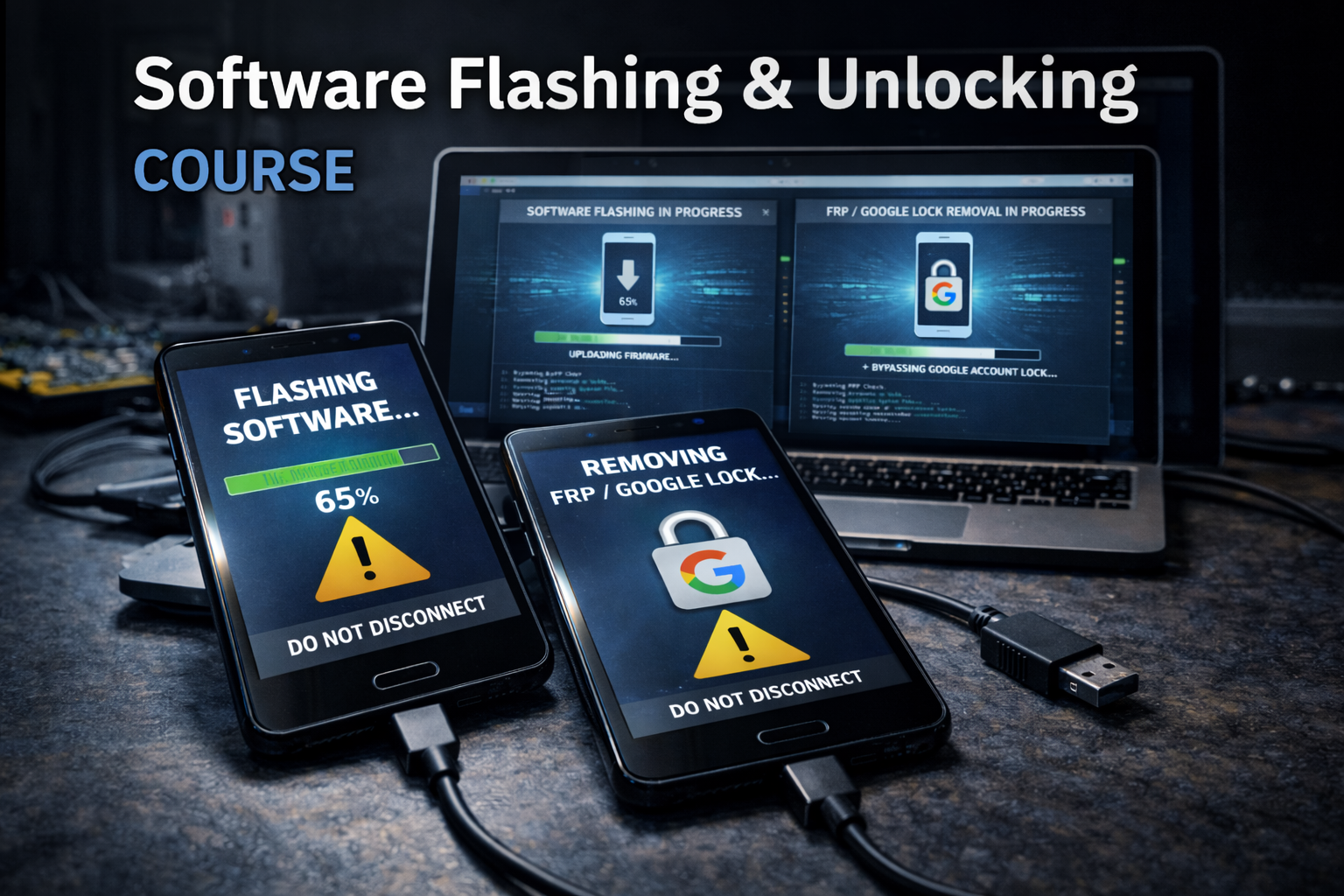 Software Flashing & Unlocking Course
